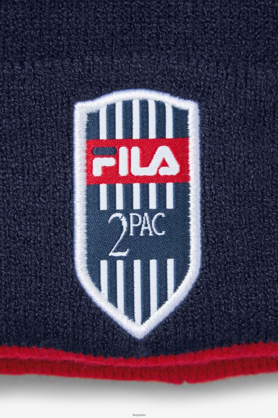 FILA Czapka 2pac fila granatowo-czerwona T204D4965 granatowy/czerwony