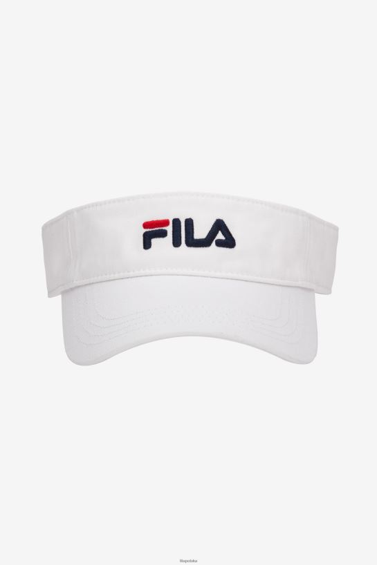 FILA Fila biały haftowany daszek T204D41006 biały