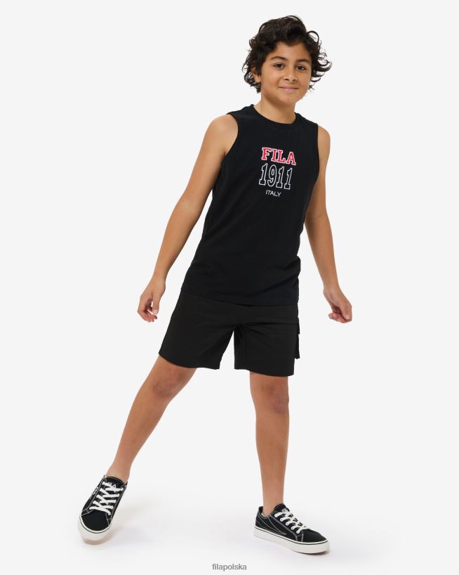 FILA Czarny tank fila zoki T204D43151 czarny