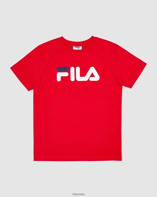 FILA klasyczna koszulka dziecięca Fila Red T204D43098 czerwony