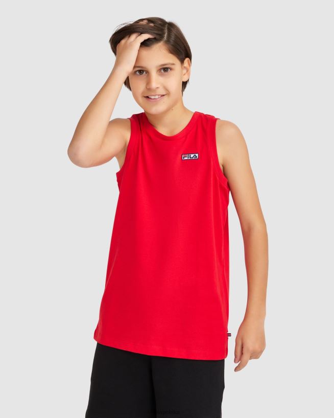 FILA Czerwony tank tank fila kids parker T204D43073 czerwony