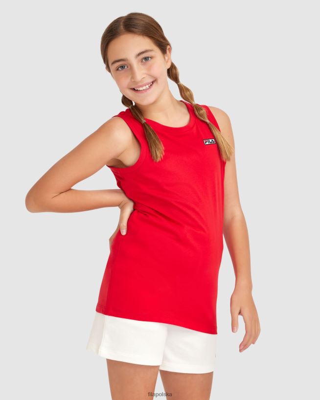 FILA Czerwony tank tank fila kids parker T204D43073 czerwony