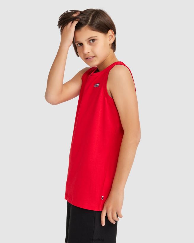 FILA Czerwony tank tank fila kids parker T204D43073 czerwony