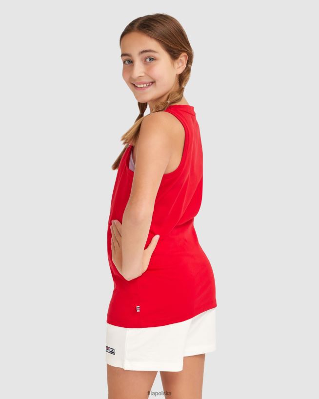 FILA Czerwony tank tank fila kids parker T204D43073 czerwony