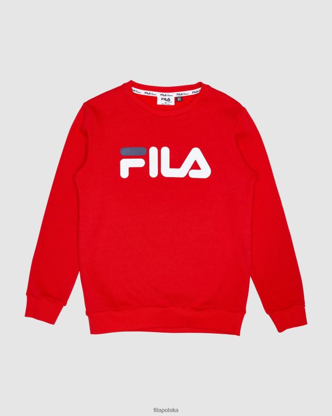 FILA Fila Classic dziecięca załogowa czerwona T204D43115 czerwony