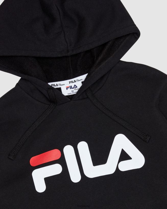 FILA klasyczny kaptur dziecięcy fila czarny T204D43110 czarny