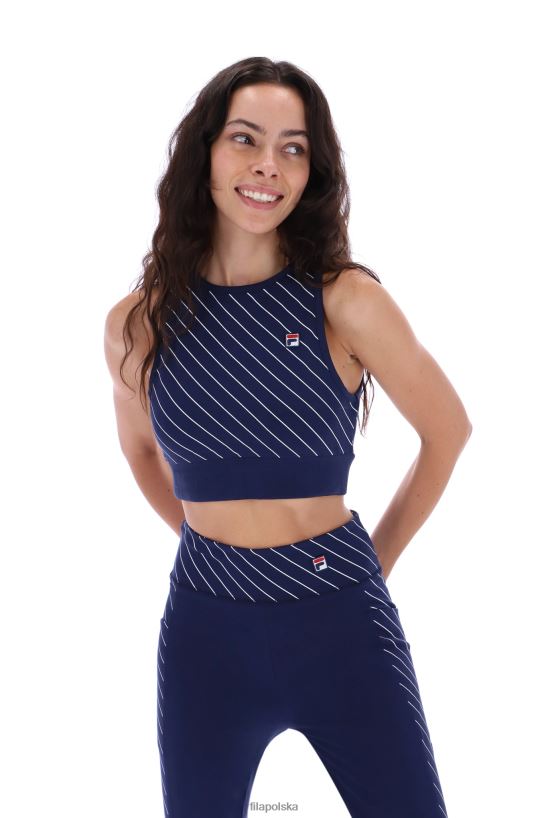 FILA Top biustonosza w paski fila karla T204D43427