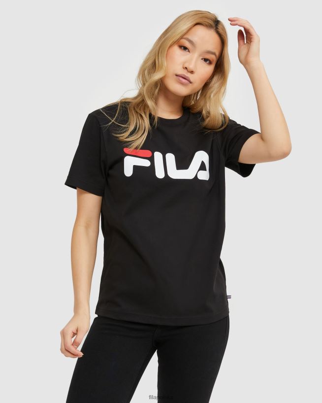 FILA Czarna, klasyczna koszulka unisex Fila T204D42434 czarny