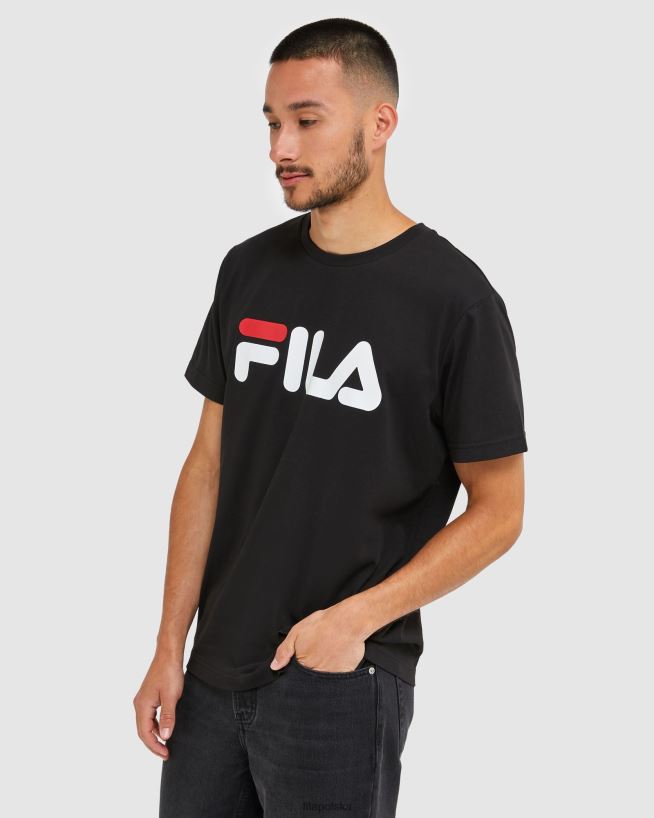 FILA Czarna, klasyczna koszulka unisex Fila T204D42434 czarny