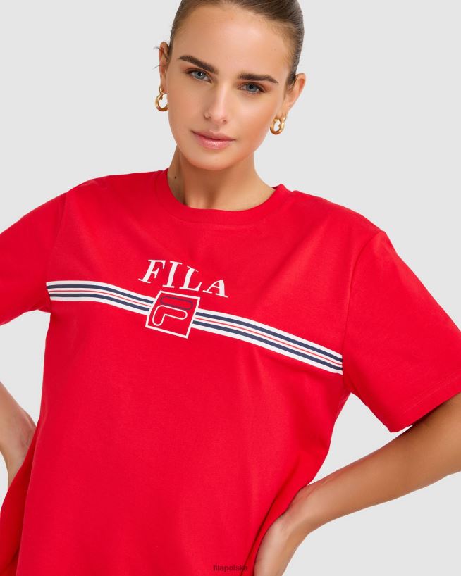 FILA Koszulka Fila Cathy czerwona T204D42785 czerwony