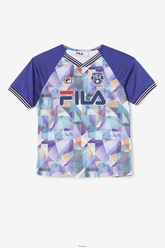 FILA geoprint/niebieski fallone jersey fila T204D41458 geodruk/niebieski