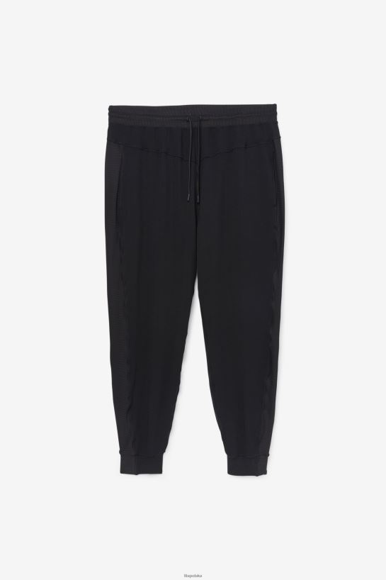 FILA Czarne joggery fila fi-lux teksturowane T204D42011 czarny