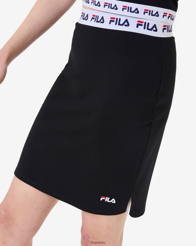 FILA Czarna spódnica szałwiowa fila T204D42994 czarny