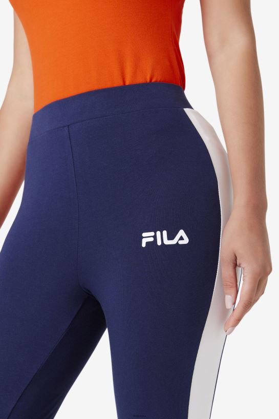 FILA Granatowe legginsy fila Mercy T204D41720 marynarka wojenna