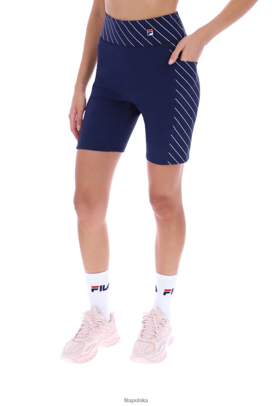 FILA Spodenki rowerowe fila clara w paski T204D43424