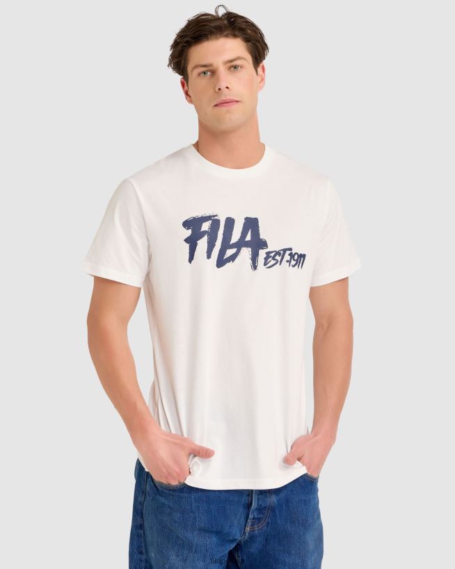 FILA Biała koszulka Lewisa Fila T204D42314 biały