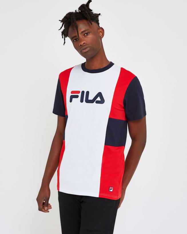 FILA Biała koszulka unisex Trieste Fila T204D42545 biały