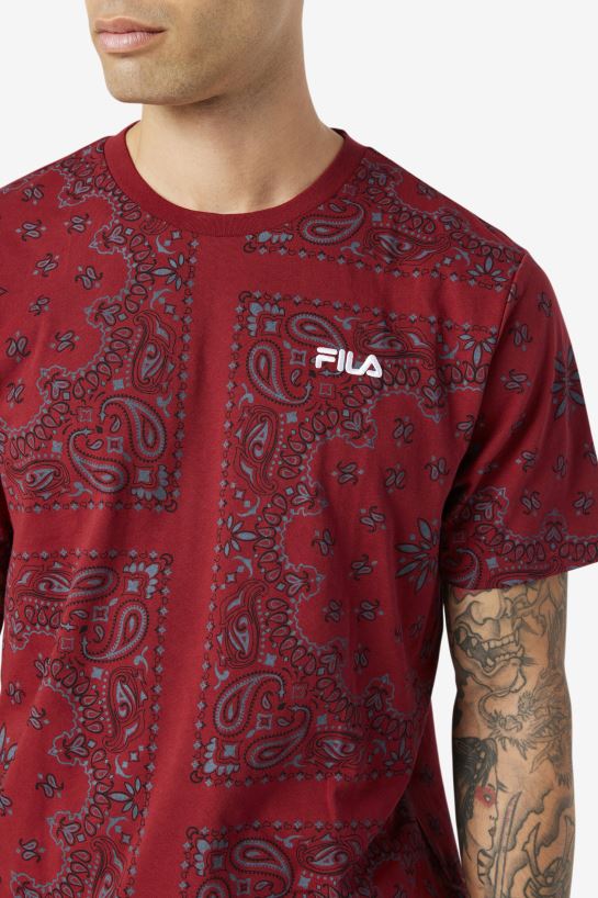 FILA Kensico Tee Rabarbar Fila T204D4311 Rabarbar