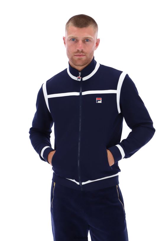 FILA fila nate ubrana w kurtkę dresową w paski T204D43297