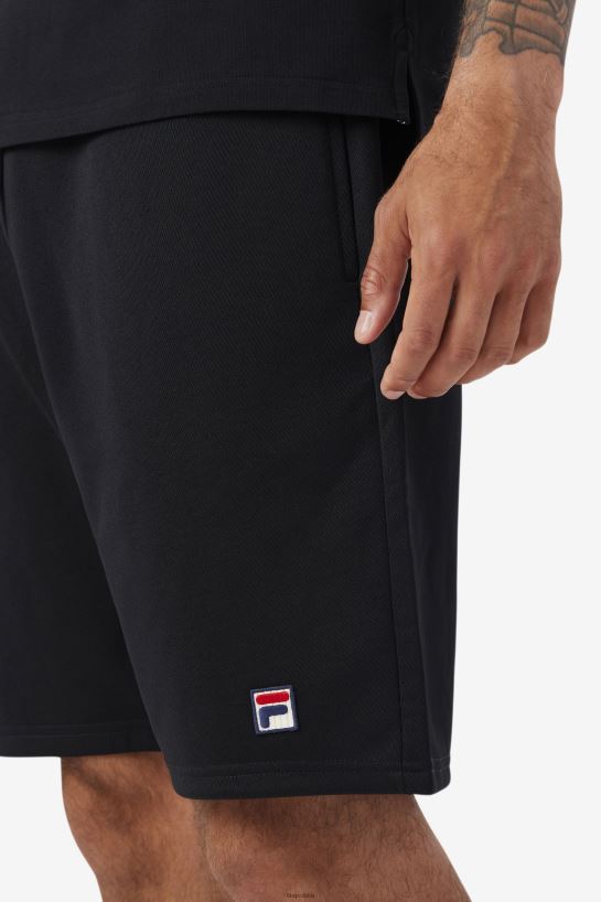 FILA Czarne krótkie spodenki Fila Dominico T204D4627 czarny