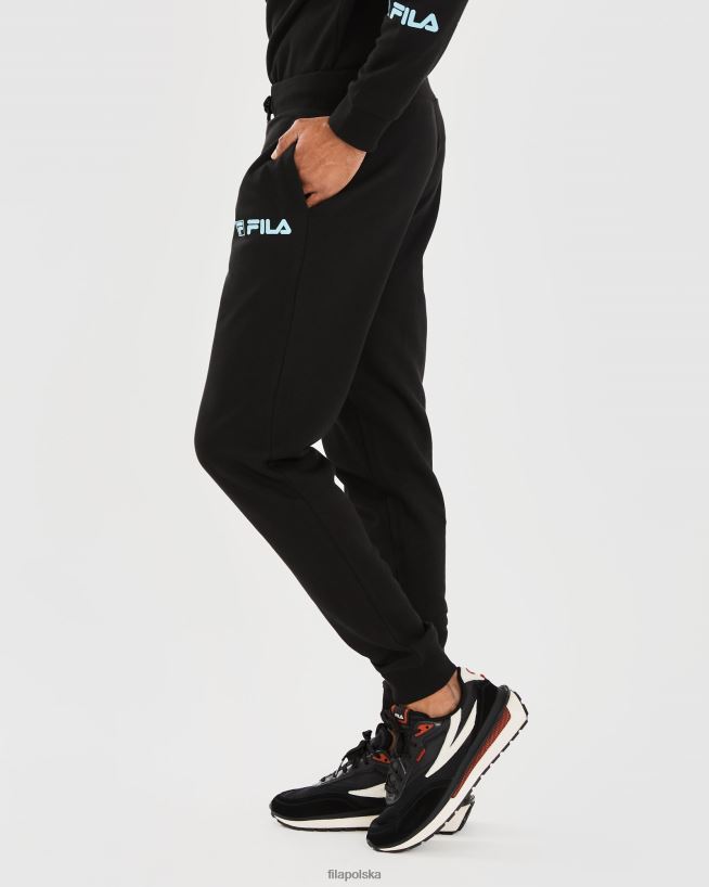 FILA Czarne męskie spodnie Halsey Fila T204D42316 czarny