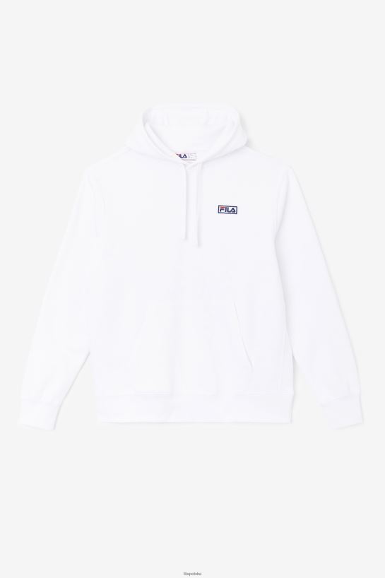 FILA Biała bluza z kapturem Algot T204D4438 biały