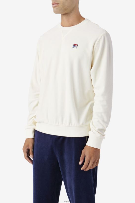 FILA Earl Velor Crew Egret Fila T204D4479 czapla