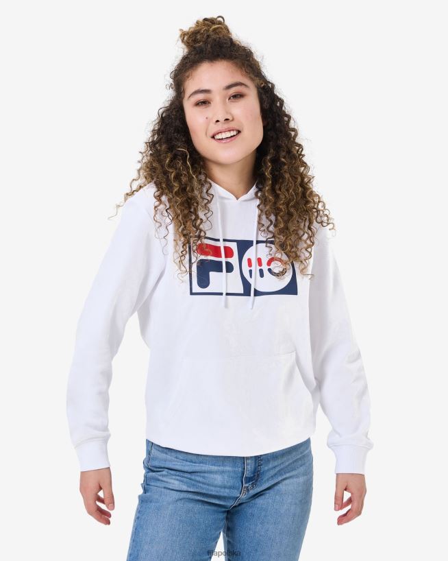 FILA biały kaptur rocznicowy unisex fila T204D42619 biały