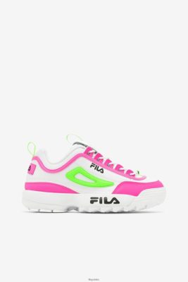 FILA Biała/różowa/zielona Fila Disruptor 2 Premium 80N4H01155 Fila Polska