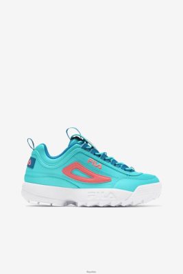 FILA Big Kids 'Disruptor 2 Premium Blue/Atomic Blue/Tea Rose Fila 80N4H02069 Fila Buty Męskie