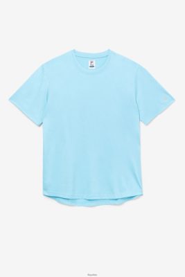 FILA Blue Fish Heather Fila Picklop Ballop Hem Crew 80N4H01107 Fila Polska