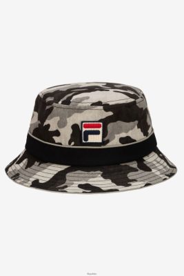 FILA Camo Bucket Hat Black Camo Fila 80N4H0977 Fila Buty Męskie