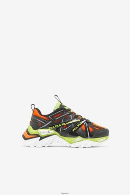 FILA Electrove 2 Fila Black/Red Orange/Lime Punch 80N4H02204 Fila Buty Męskie