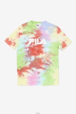 FILA Fila Alivia Tie Tie Tee Tee Green/White/Periwinkle/Red 80N4H01405 Fila Sneakersy