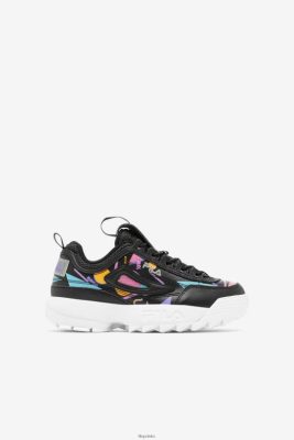 FILA Fila Big Kids 'Disruptor 2 Premium Black/Bubblebum/White 80N4H02065 Fila Sneakersy