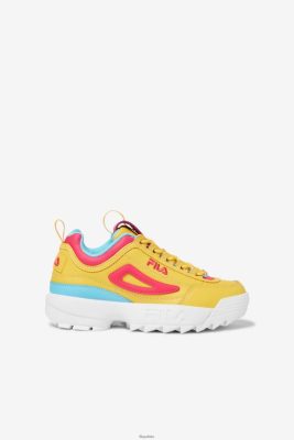 FILA Fila Big Kids 'Disruptor 2 Premium Cytryna/diva Pink/Bluefish 80N4H02071 Fila Sneakersy
