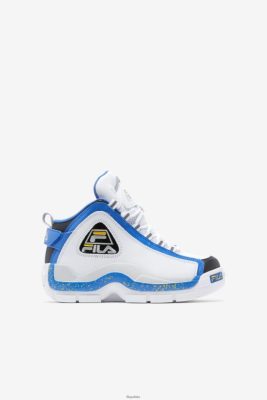 FILA Fila Big Kids 'Grant Hill 2 White/Mgławica niebieska/cytryna 80N4H02089 Fila Sneakersy