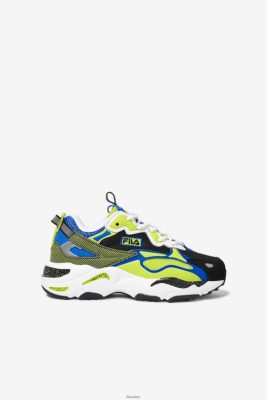 FILA Fila Big Kids 'Ray Tracer Apex White/Black/Lime Punch 80N4H02161 Fila Sneakersy