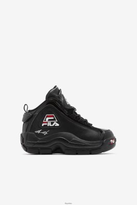 FILA Fila Black/White/Red Little Kids 'Grant Hill 2 25. rocznica Wydanie 80N4H02224 Fila Sneakersy