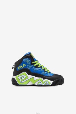 FILA Fila Blue/Black/Lime Punch Little Kids 'MB 80N4H02248 Fila Sneakersy