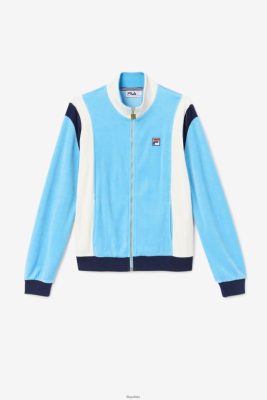 FILA Fila Floyd Velor Jacket Aquarius/Egret/Navy 80N4H0931 Fila Sneakersy