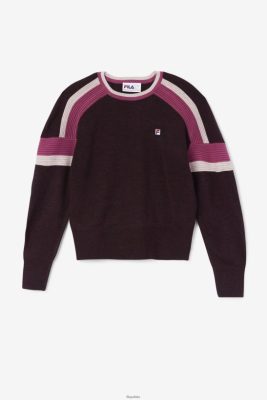 FILA Fila Frankie Knit Crew Wino/Rouge/Potpourri 80N4H01489 Fila Sneakersy