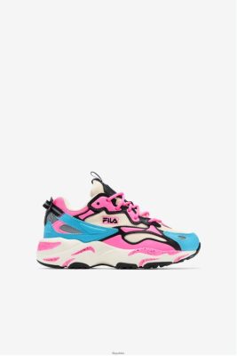 FILA Fila Gardenia/Bluefish/Sugar Plum Plum Little Kids 'Ray Tracer Apex 80N4H02278 Fila Sneakersy