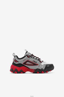 FILA Fila Little Kids 'Oakmont Tr Metallic Silver/Black/Red 80N4H02263 Fila Sneakersy