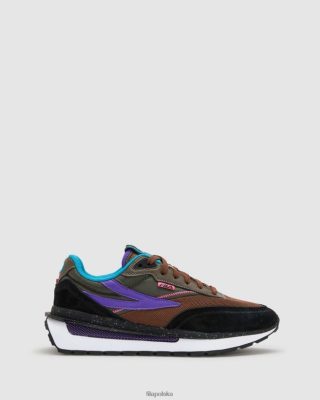 FILA Fila Men's Fila Renno Black/PCONE/ELPURP 80N4H02707 Fila Sneakersy