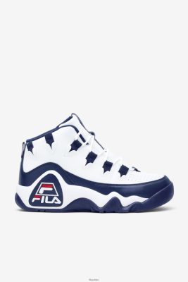 FILA Fila Men's Grant Hill 1 White/Navy/Red 80N4H0115 Fila Sneakersy