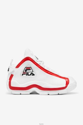 FILA Fila Men's Grant Hill 2 White/Red/Black 80N4H0121 Fila Sneakersy