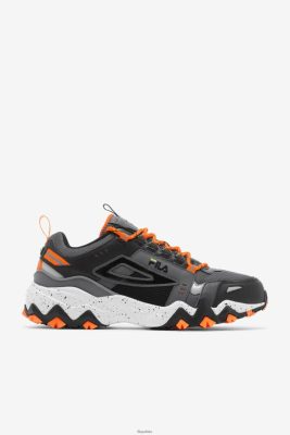 FILA Fila Men's Oakmont Tr Castlerock/Black/Orange 80N4H067 Fila Sneakersy