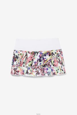 FILA Fila Pickleball Vasted Printed Skort Multicolor Floral Print/White 80N4H02041 Fila Sneakersy