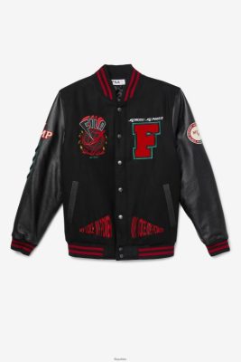 FILA Fila Raddix Varsity Kurtka czarna/czerwona/zielona 80N4H0835 Fila Sneakersy